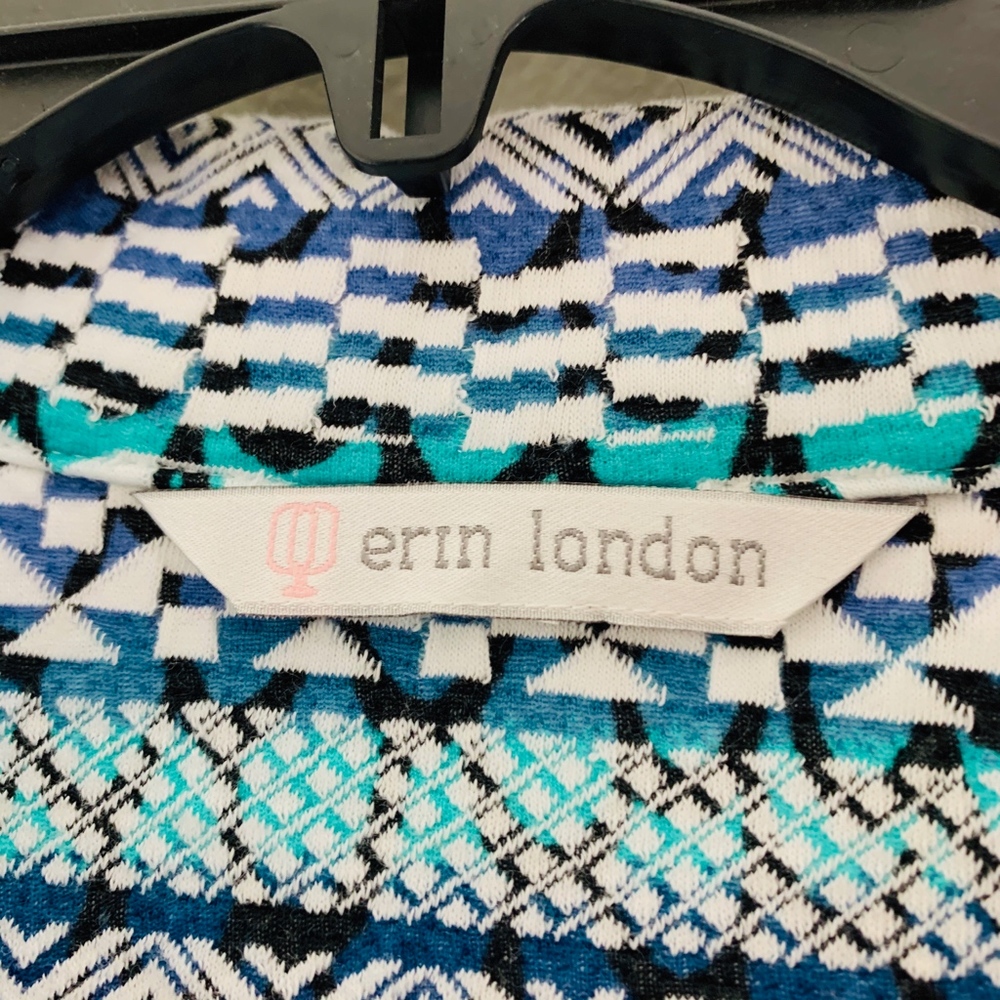 Erin London Patterned Three-Buttoned Blazer; XL - Picture 6 of 6